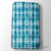 Dark Tie & Dye Abstract Digital Printed Fabric For Boutique